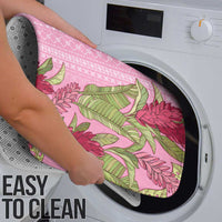 Women's Day Samoa Malu Tattoo Inspired Mix Teuila Bathroom Set Rose Pink