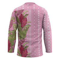 Women's Day Samoa Malu Tattoo Inspired Mix Teuila Hockey Jersey Rose Pink
