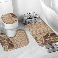 Women's Day Samoa Malu Tattoo Inspired Mix Teuila Bathroom Set Vintage Tapa