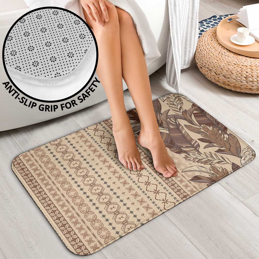 Women's Day Samoa Malu Tattoo Inspired Mix Teuila Bathroom Set Vintage Tapa