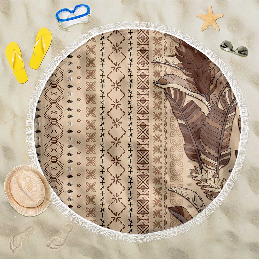 Women's Day Samoa Malu Tattoo Inspired Mix Teuila Beach Blanket Vintage Tapa