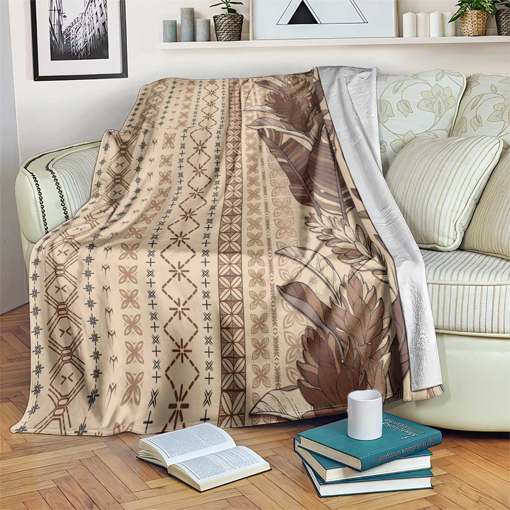 Women's Day Samoa Malu Tattoo Inspired Mix Teuila Blanket Vintage Tapa