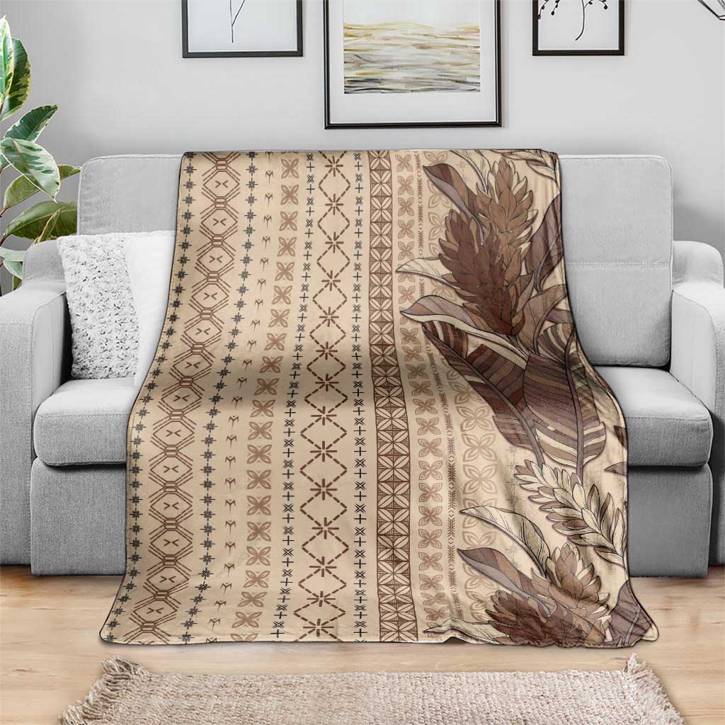 Women's Day Samoa Malu Tattoo Inspired Mix Teuila Blanket Vintage Tapa