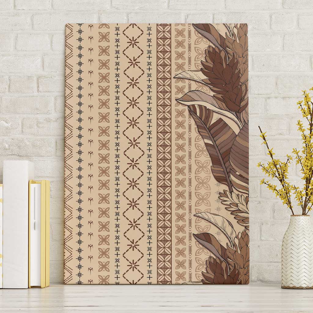 Women's Day Samoa Malu Tattoo Inspired Mix Teuila Canvas Wall Art Vintage Tapa