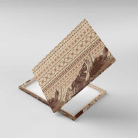 Women's Day Samoa Malu Tattoo Inspired Mix Teuila Canvas Wall Art Vintage Tapa