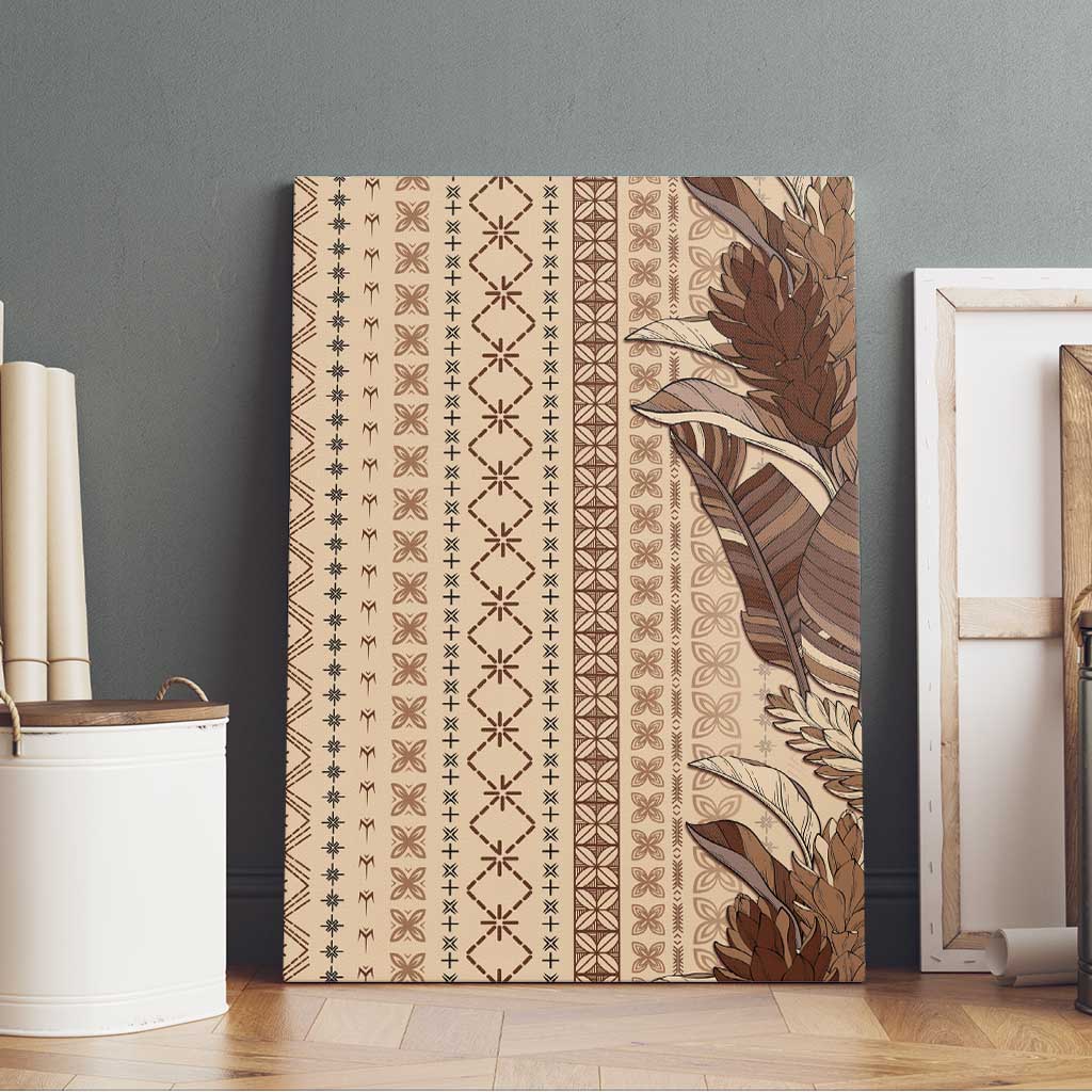 Women's Day Samoa Malu Tattoo Inspired Mix Teuila Canvas Wall Art Vintage Tapa