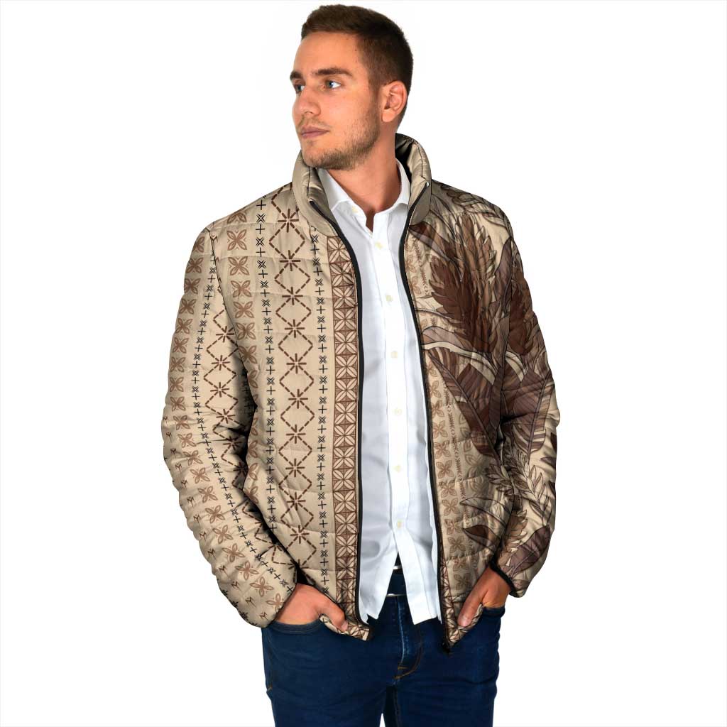 Women's Day Samoa Malu Tattoo Inspired Mix Teuila Padded Jacket Vintage Tapa