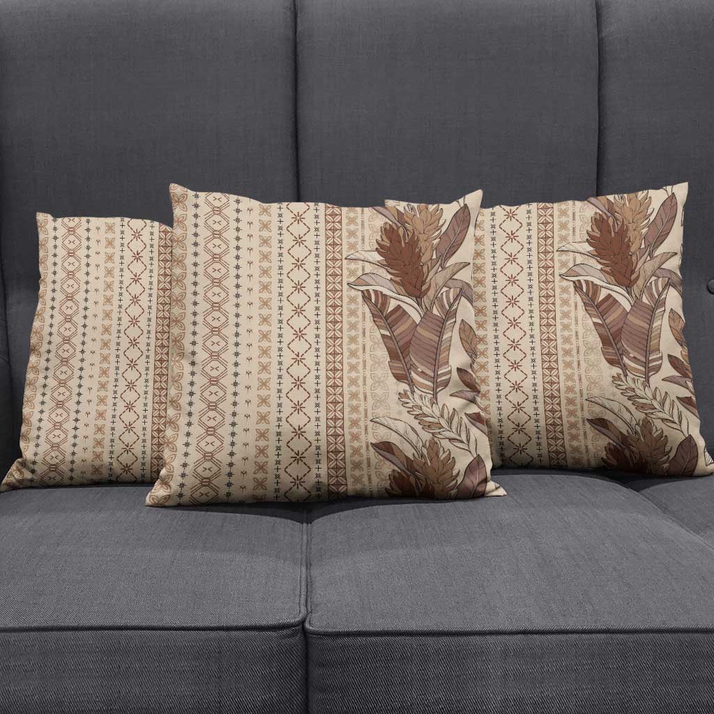 Women's Day Samoa Malu Tattoo Inspired Mix Teuila Pillow Cover Vintage Tapa