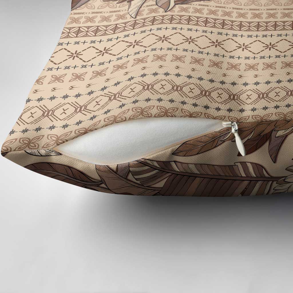 Women's Day Samoa Malu Tattoo Inspired Mix Teuila Pillow Cover Vintage Tapa