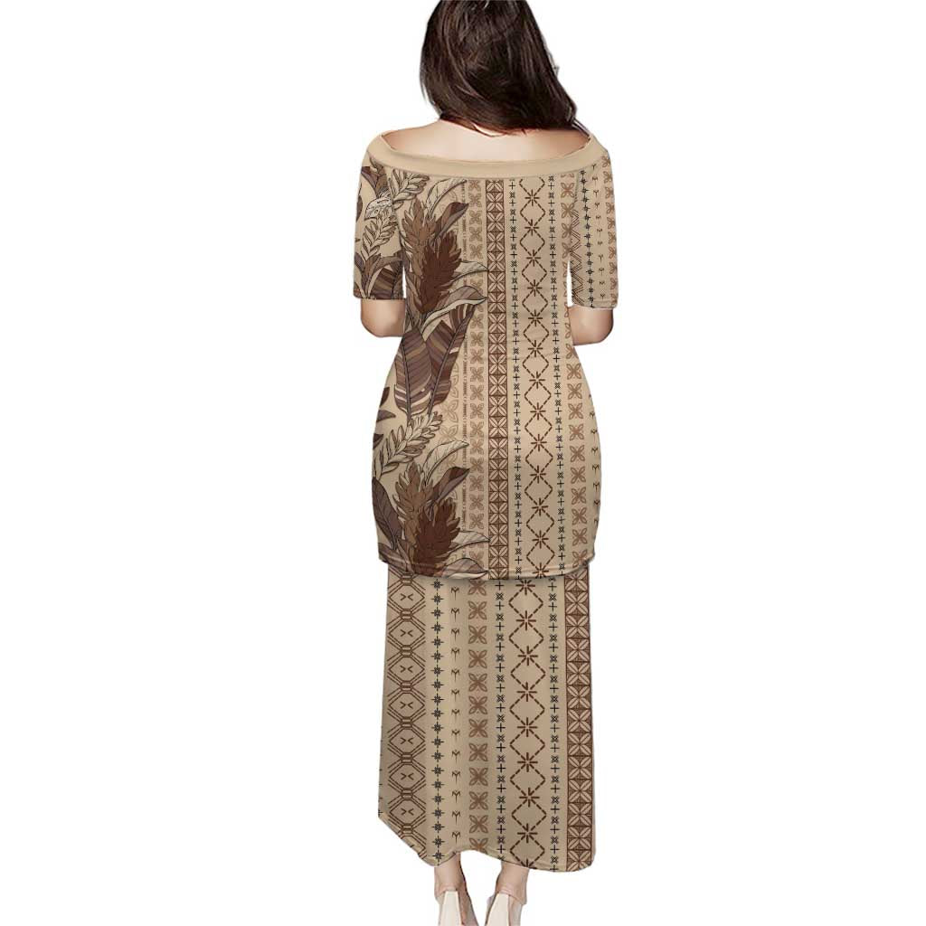 Women's Day Samoa Malu Tattoo Inspired Mix Teuila Puletasi Vintage Tapa LT7 - Polynesian Pride