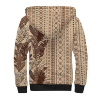 Women's Day Samoa Malu Tattoo Inspired Mix Teuila Sherpa Hoodie Vintage Tapa LT7 - Polynesian Pride