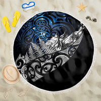 Maori Matariki Beach Blanket Landscape Styled Fern - Galaxy