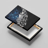 Maori Matariki Canvas Wall Art Landscape Styled Fern - Galaxy