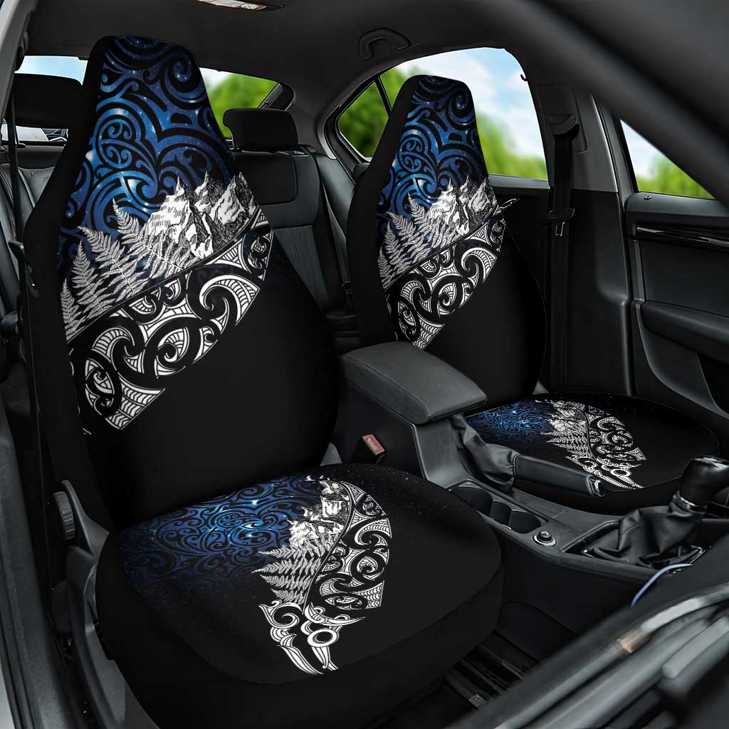 Maori Matariki Car Seat Cover Landscape Styled Fern - Galaxy