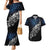 Maori Matariki Couples Matching Mermaid Dress and Hawaiian Shirt Landscape Styled Fern - Galaxy