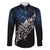 Maori Matariki Family Matching Puletasi and Hawaiian Shirt Landscape Styled Fern - Galaxy