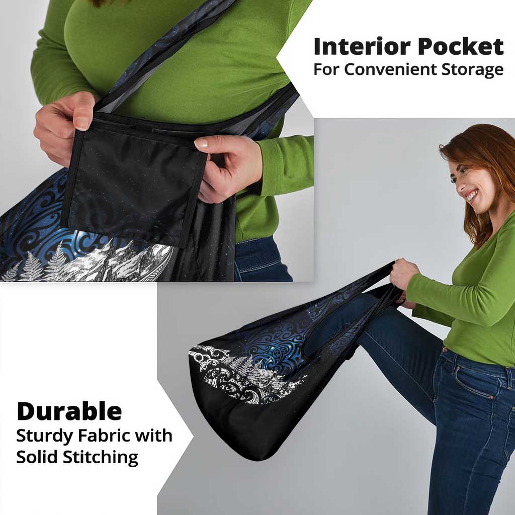 Maori Matariki Grocery Bag Landscape Styled Fern - Galaxy