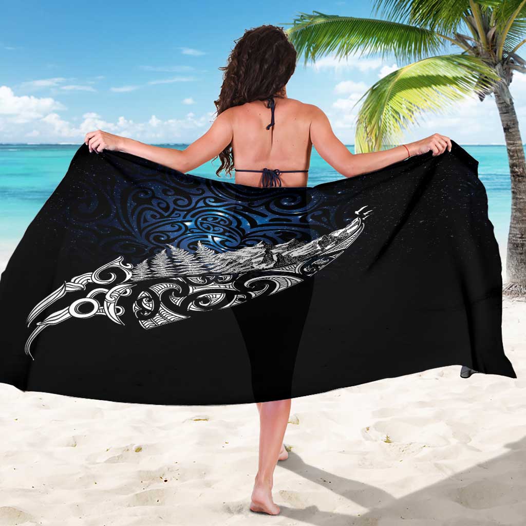 Maori Matariki Sarong Landscape Styled Fern - Galaxy