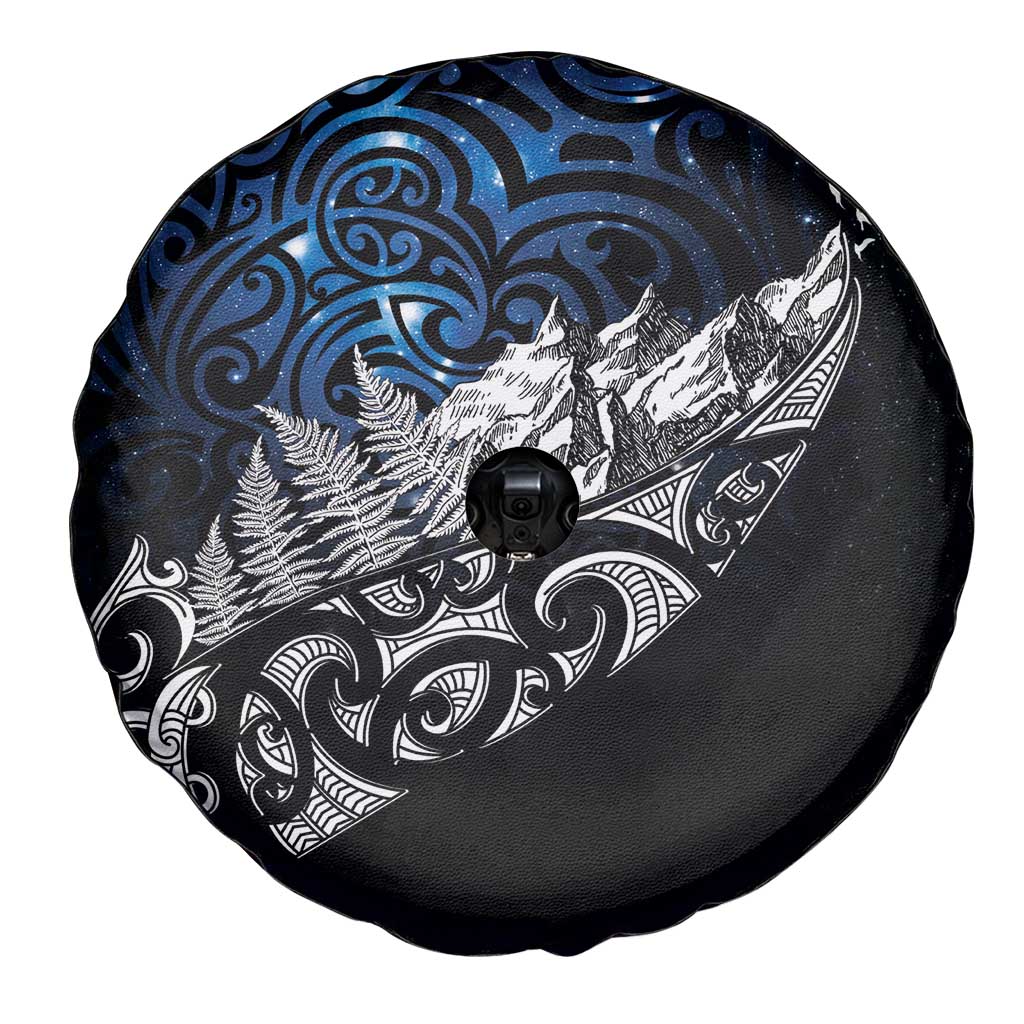 Maori Matariki Spare Tire Cover Landscape Styled Fern - Galaxy LT7 - Polynesian Pride