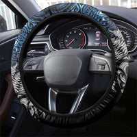Maori Matariki Steering Wheel Cover Landscape Styled Fern - Galaxy LT7 - Polynesian Pride