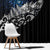 Maori Matariki Window Curtain Landscape Styled Fern - Galaxy