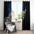 Maori Matariki Window Curtain Landscape Styled Fern - Galaxy