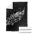 Maori Matariki Blanket Landscape Styled Fern - Monochrome