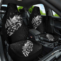 Maori Matariki Car Seat Cover Landscape Styled Fern - Monochrome