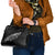 Maori Matariki Shoulder Handbag Landscape Styled Fern - Monochrome