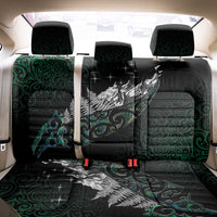 Maori Matariki Back Car Seat Cover Landscape Styled Fern - Paua Shell