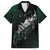 Maori Matariki Family Matching Long Sleeve Bodycon Dress and Hawaiian Shirt Landscape Styled Fern - Paua Shell