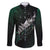 Maori Matariki Family Matching Puletasi and Hawaiian Shirt Landscape Styled Fern - Paua Shell