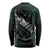 Maori Matariki Long Sleeve Shirt Landscape Styled Fern - Paua Shell