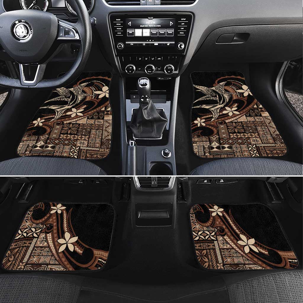 Samoa Manuia le Aso Tuto'atasi Car Mats Siapo Mamanu Mix Tatau Marlin