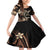 Samoa Manuia le Aso Tuto'atasi Family Matching Off Shoulder Short Dress and Hawaiian Shirt Siapo Mamanu Mix Tatau Marlin