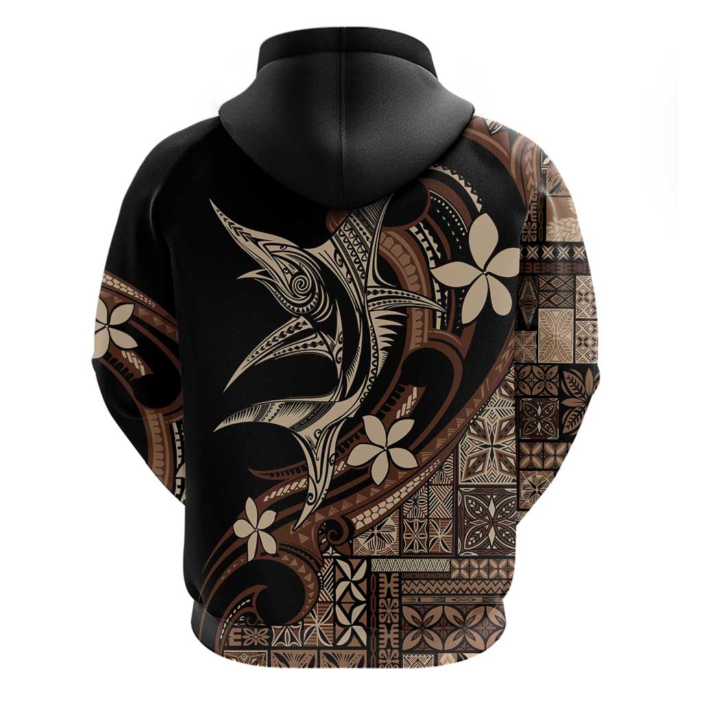 Samoa Manuia le Aso Tuto'atasi Hoodie Siapo Mamanu Mix Tatau Marlin