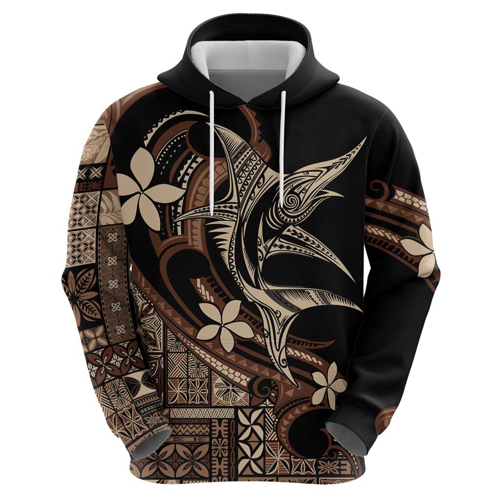 Samoa Manuia le Aso Tuto'atasi Hoodie Siapo Mamanu Mix Tatau Marlin