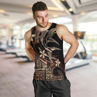 Samoa Manuia le Aso Tuto'atasi Men Tank Top Siapo Mamanu Mix Tatau Marlin