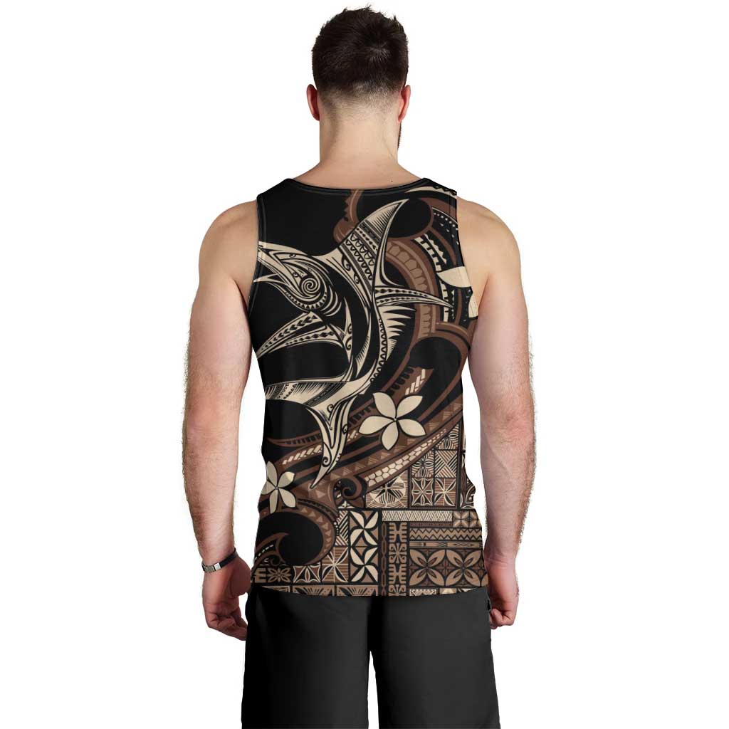 Samoa Manuia le Aso Tuto'atasi Men Tank Top Siapo Mamanu Mix Tatau Marlin