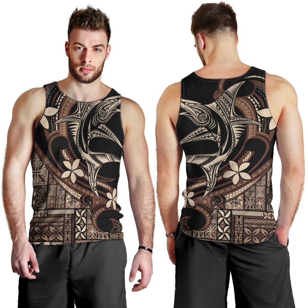 Samoa Manuia le Aso Tuto'atasi Men Tank Top Siapo Mamanu Mix Tatau Marlin