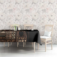 Samoa Manuia le Aso Tuto'atasi Tablecloth Siapo Mamanu Mix Tatau Marlin