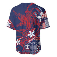 Samoa Manuia le Aso Tuto'atasi Baseball Jersey Siapo Mamanu Mix Tatau Marlin - Flag Color