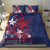 Samoa Manuia le Aso Tuto'atasi Bedding Set Siapo Mamanu Mix Tatau Marlin - Flag Color
