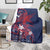 Samoa Manuia le Aso Tuto'atasi Blanket Siapo Mamanu Mix Tatau Marlin - Flag Color