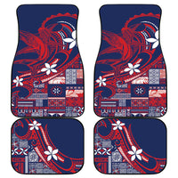 Samoa Manuia le Aso Tuto'atasi Car Mats Siapo Mamanu Mix Tatau Marlin - Flag Color