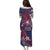 Samoa Manuia le Aso Tuto'atasi Family Matching Puletasi and Hawaiian Shirt Siapo Mamanu Mix Tatau Marlin - Flag Color