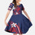 Samoa Manuia le Aso Tuto'atasi Family Matching Summer Maxi Dress and Hawaiian Shirt Siapo Mamanu Mix Tatau Marlin - Flag Color