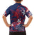 Samoa Manuia le Aso Tuto'atasi Family Matching Tank Maxi Dress and Hawaiian Shirt Siapo Mamanu Mix Tatau Marlin - Flag Color
