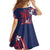 Samoa Manuia le Aso Tuto'atasi Family Matching Tank Maxi Dress and Hawaiian Shirt Siapo Mamanu Mix Tatau Marlin - Flag Color