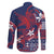 Samoa Manuia le Aso Tuto'atasi Family Matching Tank Maxi Dress and Hawaiian Shirt Siapo Mamanu Mix Tatau Marlin - Flag Color